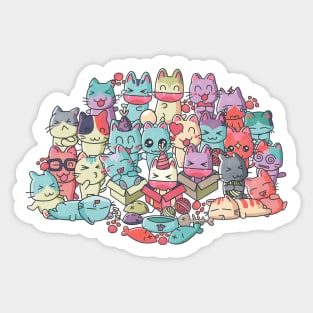 Cool kittens collection Sticker